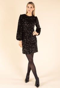 Velvet Sequin Dress