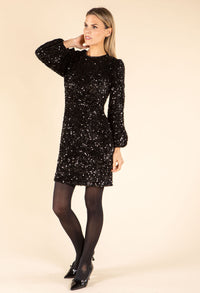 Velvet Sequin Dress