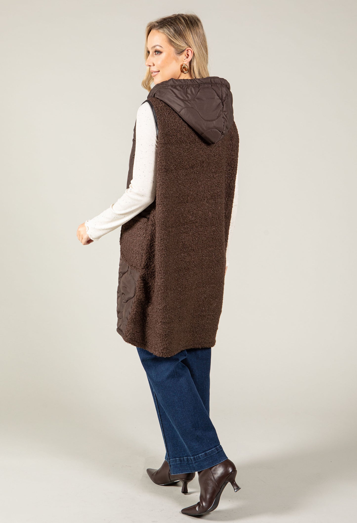 Soft Boucle Longline Gilet