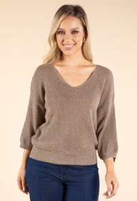 Lurex Knit Top