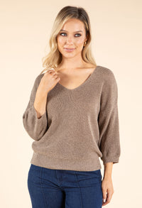 Lurex Knit Top