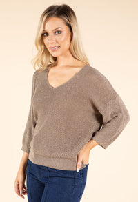 Lurex Knit Top