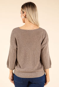 Lurex Knit Top