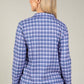 Soft Check Print Blouse