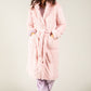 Hooded Jacquard Dressing Gown