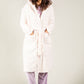 Hooded Jacquard Dressing Gown