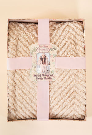 Cozy Jacquard Fleece Hoodie