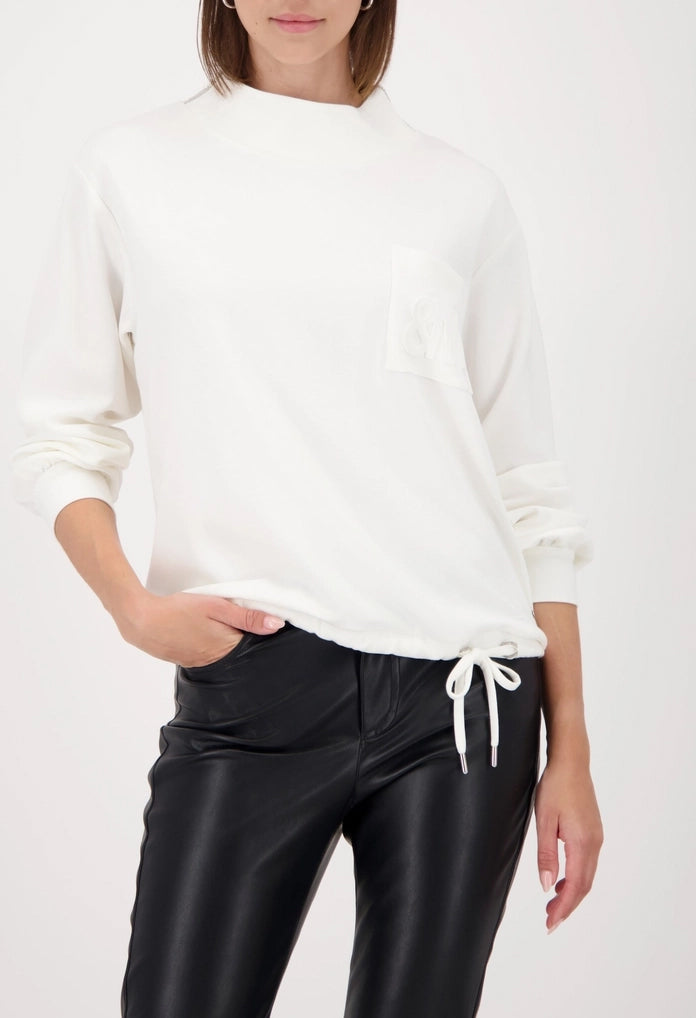 Front Pocket Long Sleeve Top