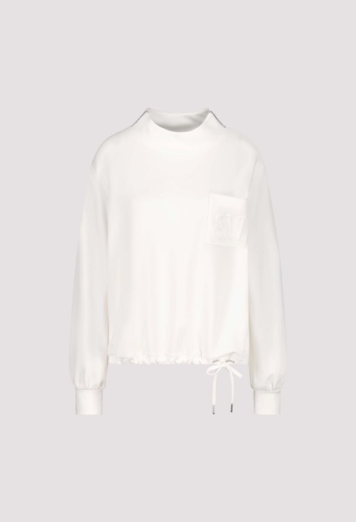 Front Pocket Long Sleeve Top