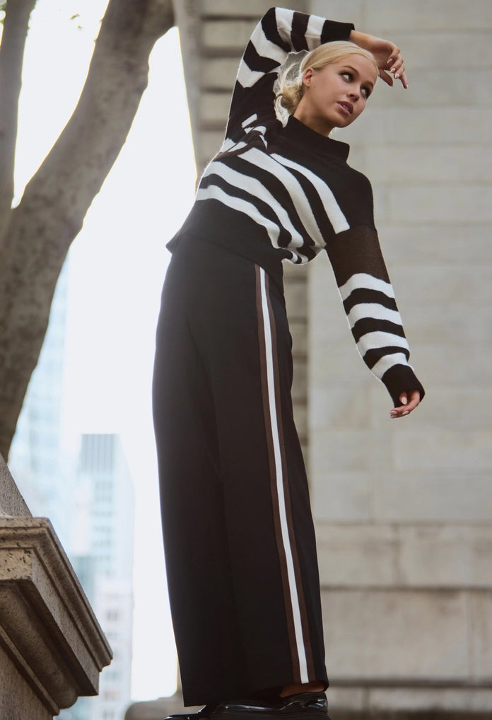 Stripe Detail Trousers