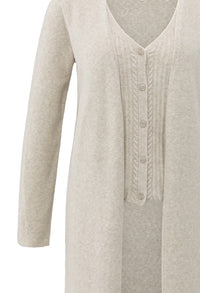 2 in 1 Longline Cardigan