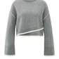 Contrast Trim Knit Sweater