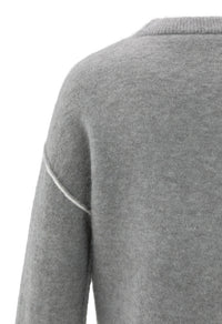 Contrast Trim Knit Sweater