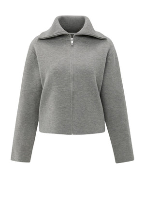 Zip-Up Cardigan