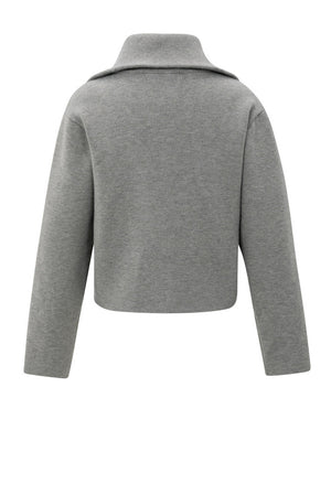 Zip-Up Cardigan