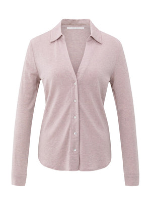 V-Neck Jersey Blouse