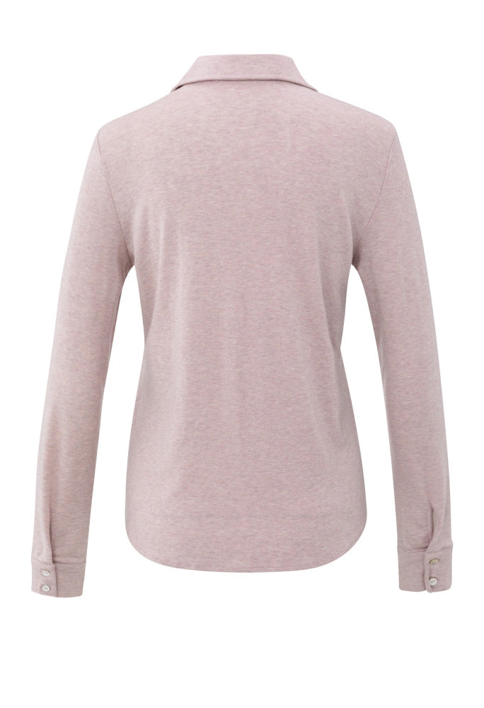 V-Neck Jersey Blouse