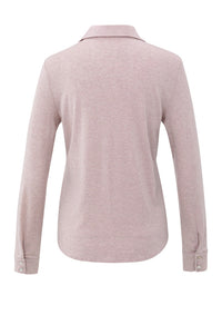 V-Neck Jersey Blouse