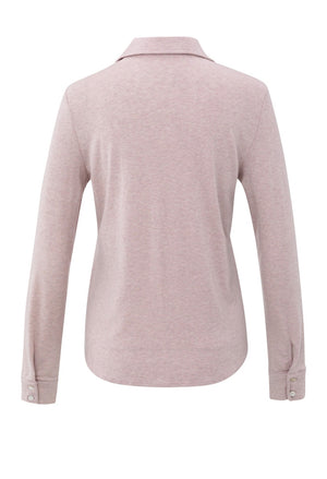 V-Neck Jersey Blouse