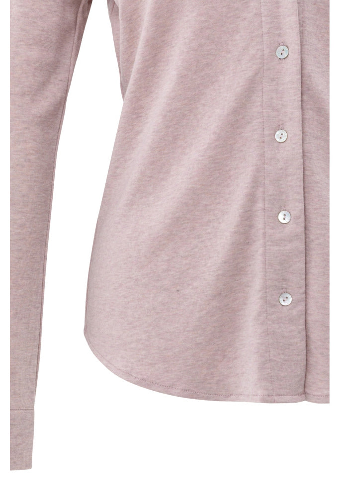 V-Neck Jersey Blouse