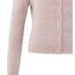 Short melange cardigan