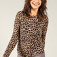Ultralight Leopard Cashmere Top
