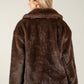 Faux Fur Zip-Up Jacket
