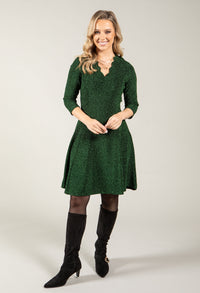 Lyon Scalloped Neckline Dress