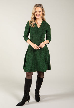 Lyon Scalloped Neckline Dress