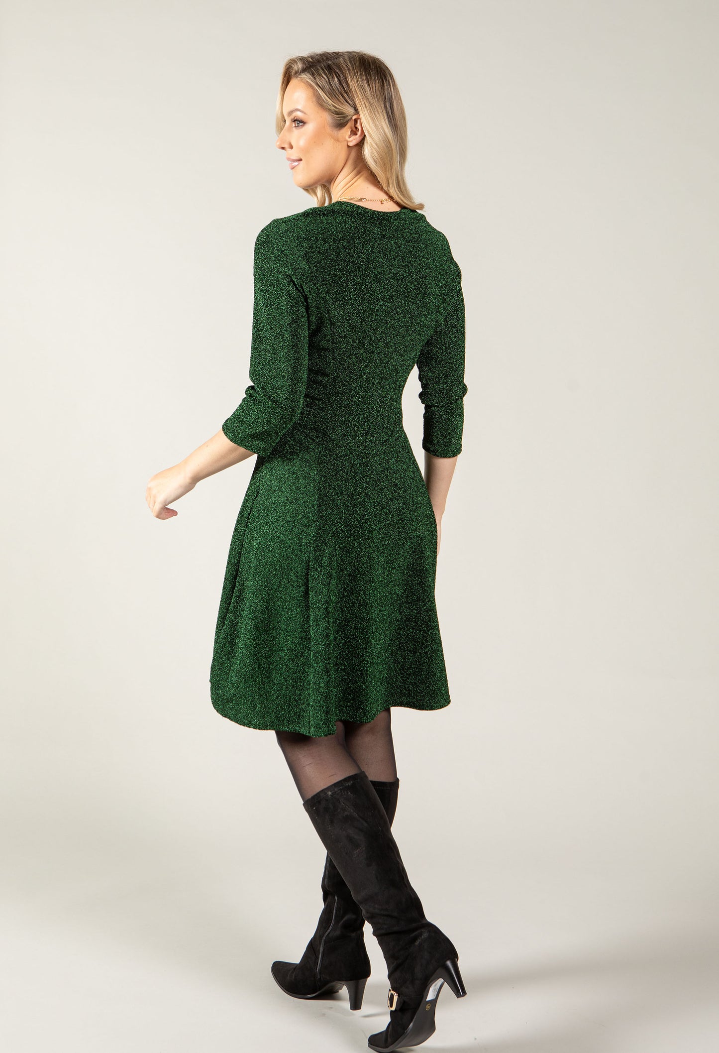 Lyon Scalloped Neckline Dress