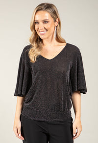 Angel Sleeve Sparkling Top
