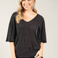 Angel Sleeve Sparkling Top