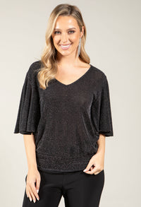 Angel Sleeve Sparkling Top