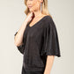 Angel Sleeve Sparkling Top