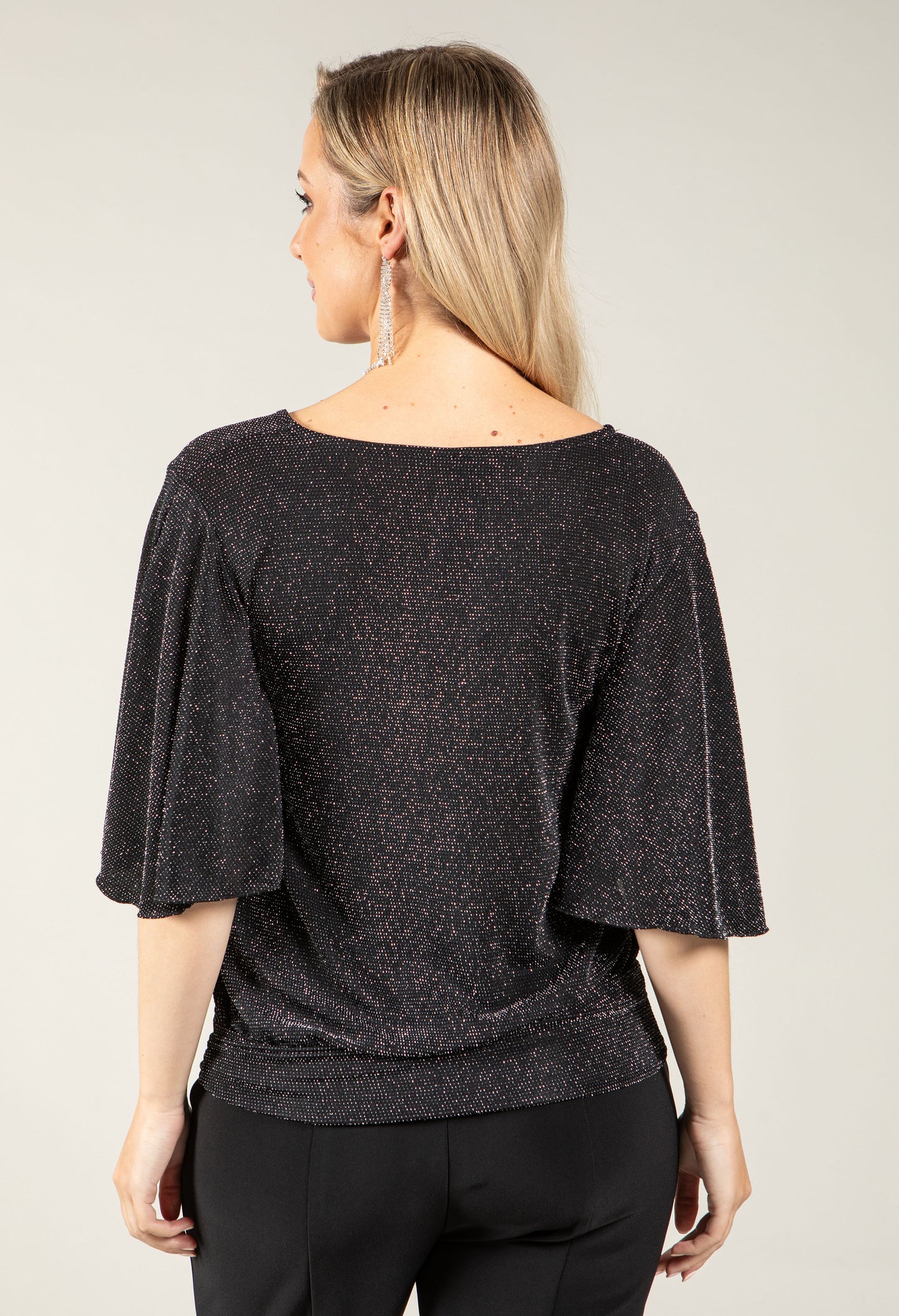 Angel Sleeve Sparkling Top