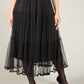 Tiered Hem Tulle Skirt