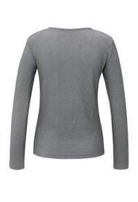 Ribbed long sleeve top