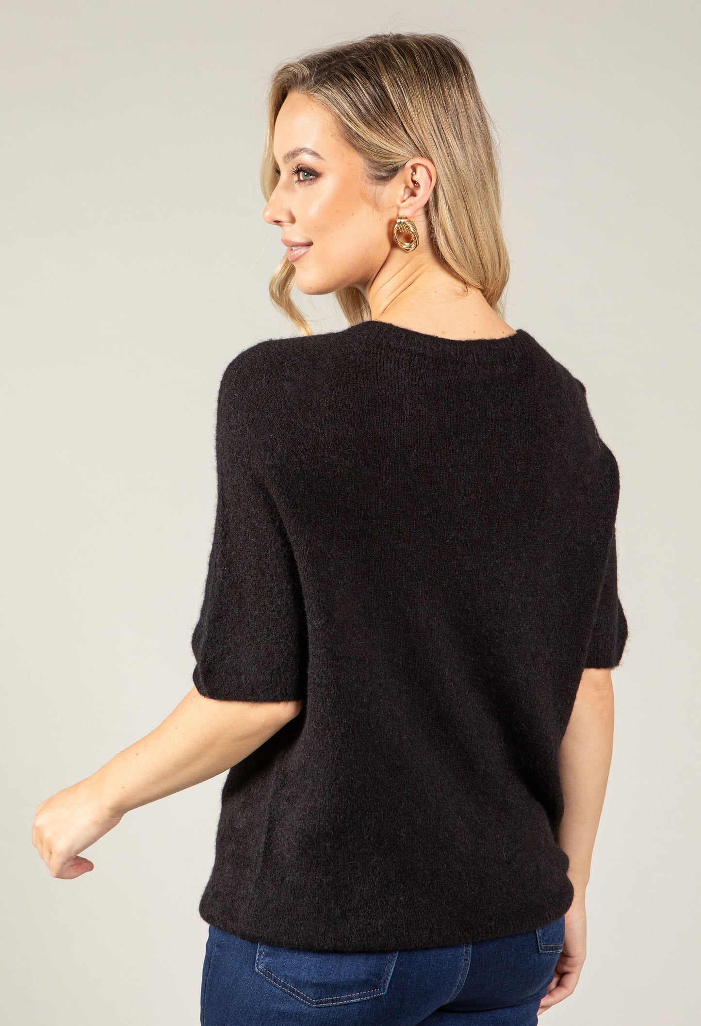 Soft Touch Diamante Knit Jumper