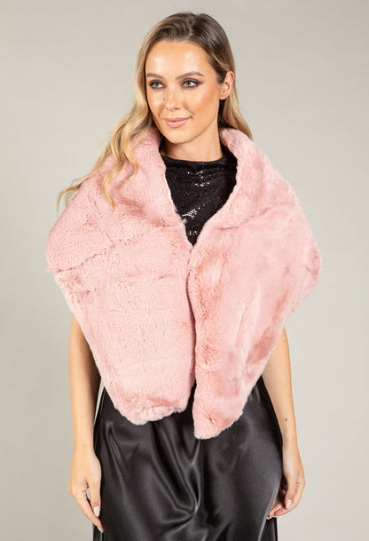 Faux Fur Shrug