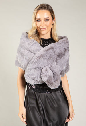 Faux Fur Shrug