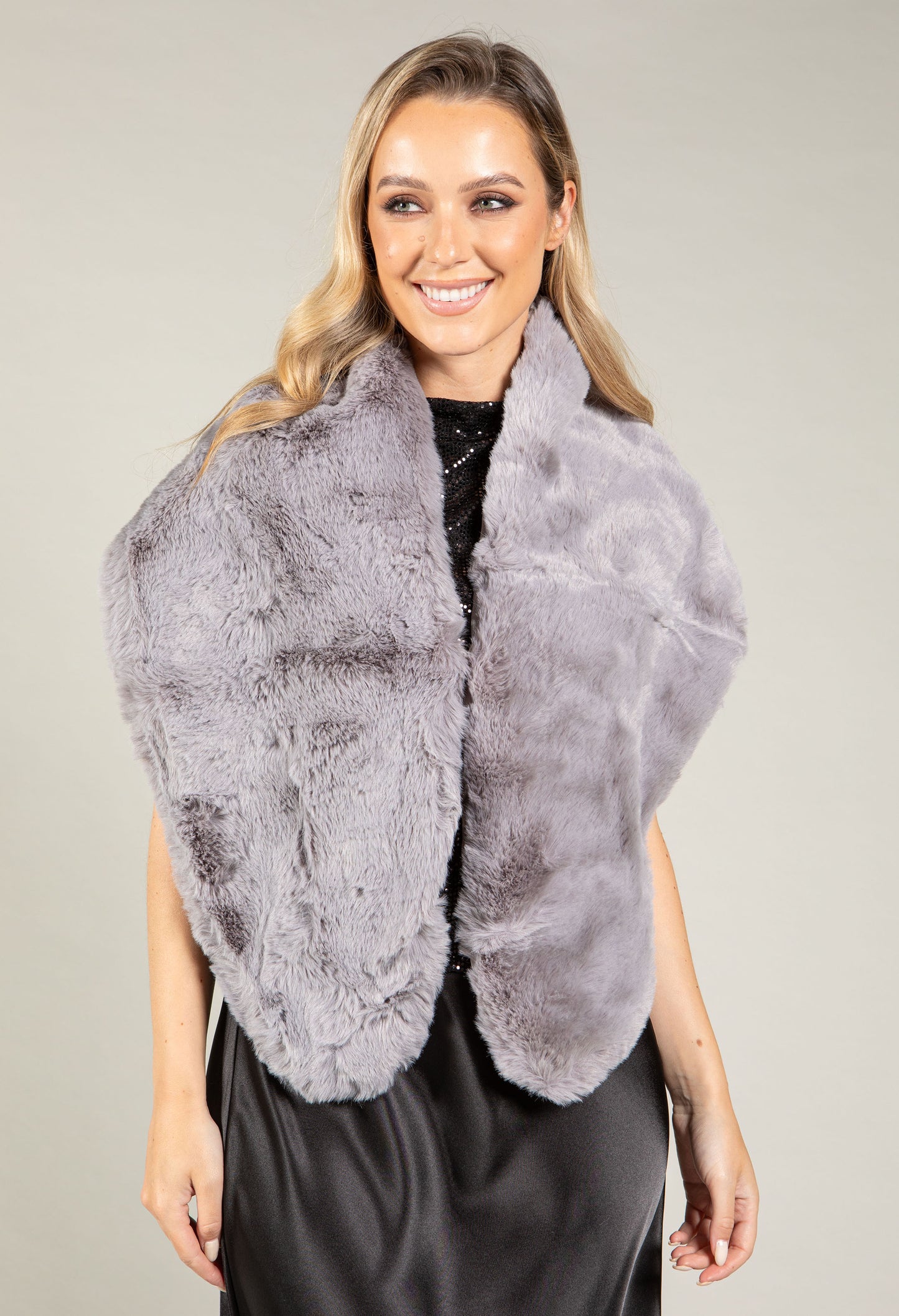 Faux Fur Shrug