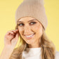 Ribbed Knit Pom Pom Beanie