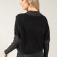 Beaded High Neck Knit Jumper