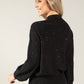 Sequin High Neck Jumper