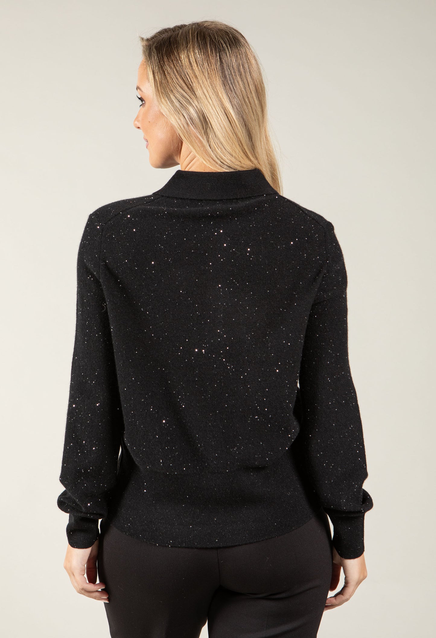 Gold Button Knit Cardigan