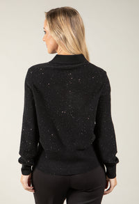 Gold Button Knit Cardigan