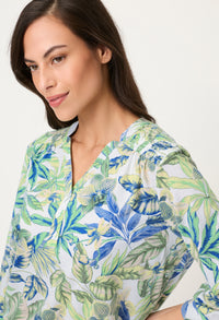 Tropical Print Blouse