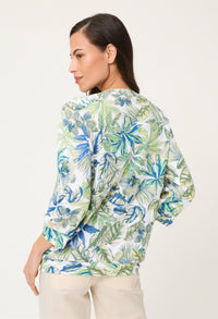 Tropical Print Blouse