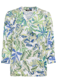 Tropical Print Blouse