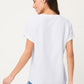 Textured Short Sleeve Top